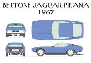 Bertone Jaguar Pirana 1967