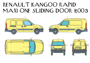 Renault Kangoo Rapid Maxi One Sliding Door (2003)
