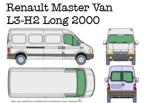 Renault Master Van L3-H2 Long (2000)