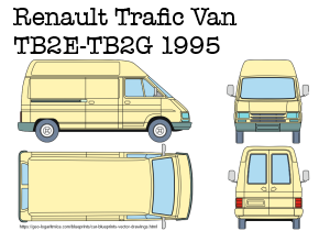 Renault Trafic Van TB2E-TB2G (1995)