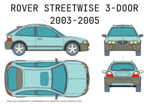 Rover Streetwise 3door 2003-2005