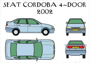 Seat Cordoba 4-Door 2002