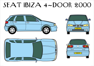 Seat Ibiza 4-Door 2000
