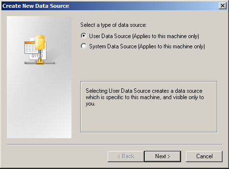 Create New Data Source