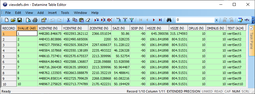 Table Editor